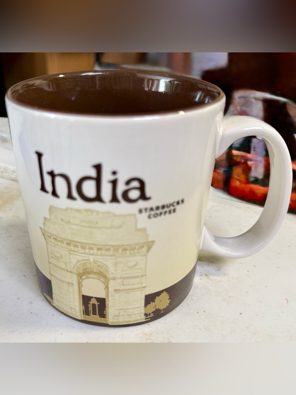 Starbucks India Gobal Icon Collectors Series Coffee Mug 16oz Discontinued